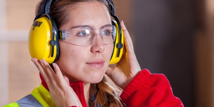 Prevent hearing loss by using a silent blow gun