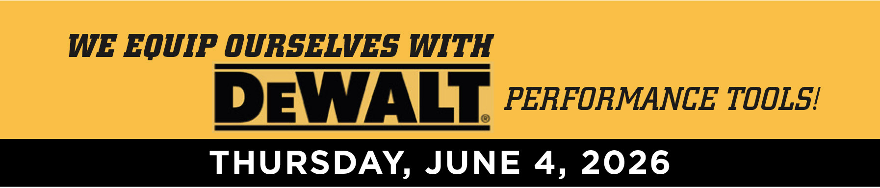 Bandeaux Promo De Walt-date en